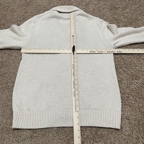 Urban Pipeline Cardigan Sweater Mens Medium Beige Button Front Western Classic - Picture 6 of 9
